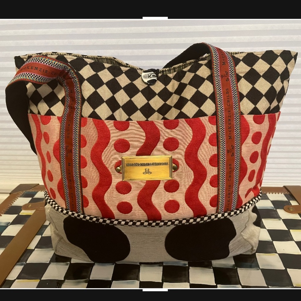 Mackenzie-Childs Signature Retired Tote Bag